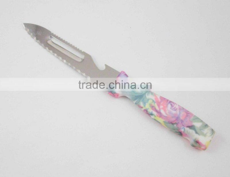Pattern Handle Utility Kitchen Knife