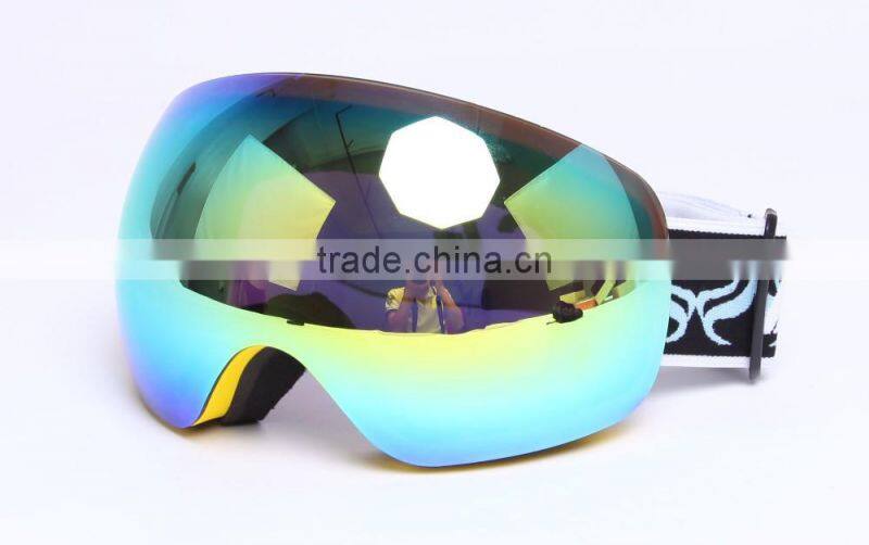 TPU flexible frame custom snowboarding goggles, snow boarding goggles, ski glasses