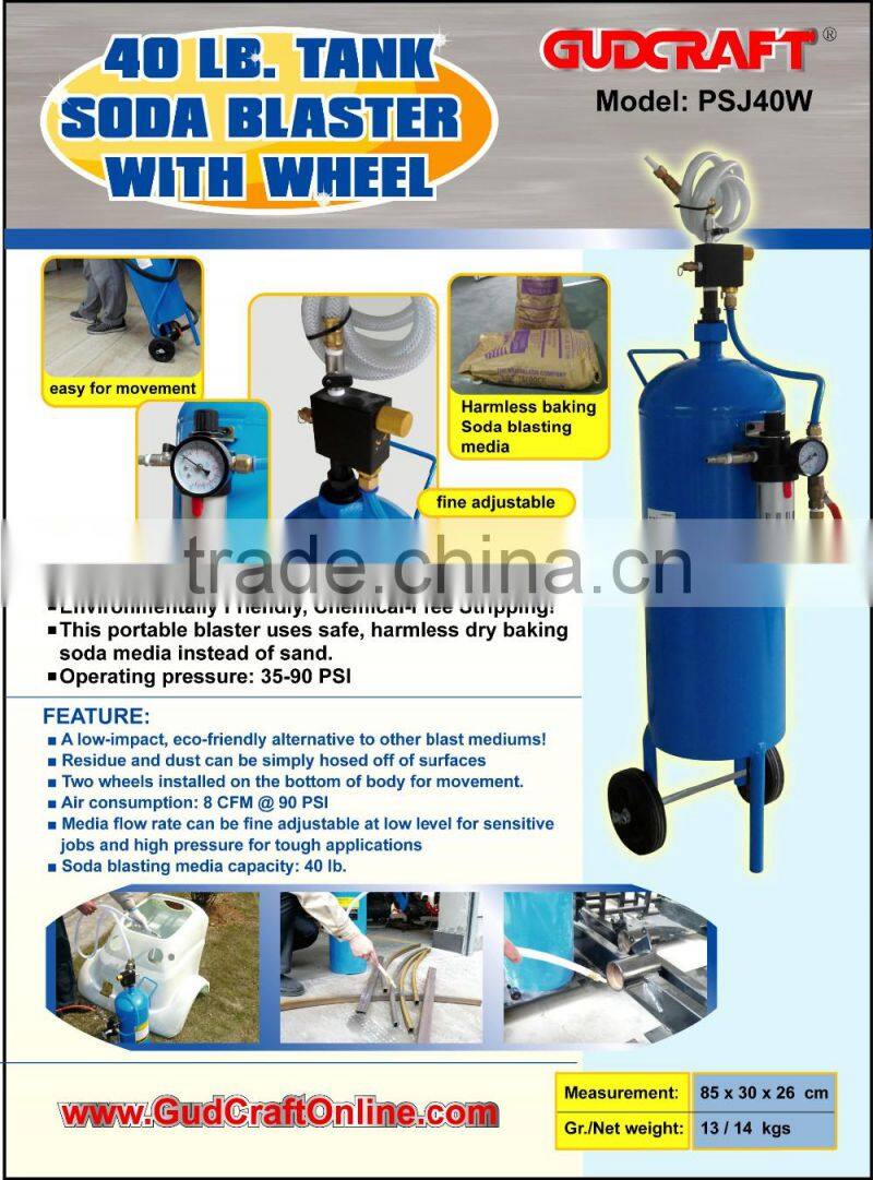 Mini Portable Sandblaster For Residue Cleaning