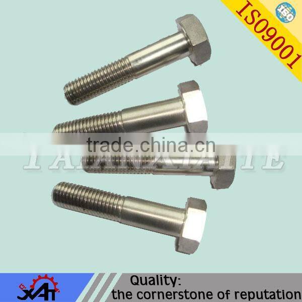made fasteners flat hexagon head forged fitted bolt