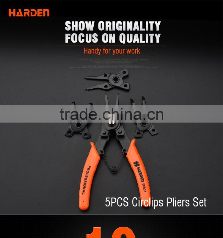 Competitive Price Professional 5PCS Chrome Vanadium Circlip Plier Set