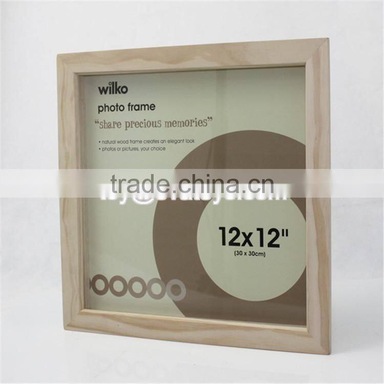 wholesale promotional home decoration wooden cheap photo frames W09A030