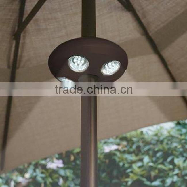 UFO Light LED White Outdoor Garden Patio Umbrella Cordless Camping Night Table