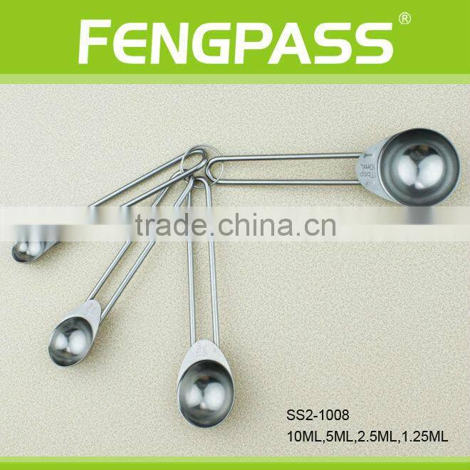 Exclusive design stainless steel measuring spoons(6-13-17)