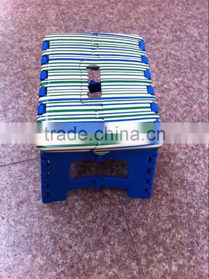 Popular sturdy plastic folding step stool in kitchen