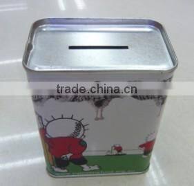 metal kid coin saving boxes