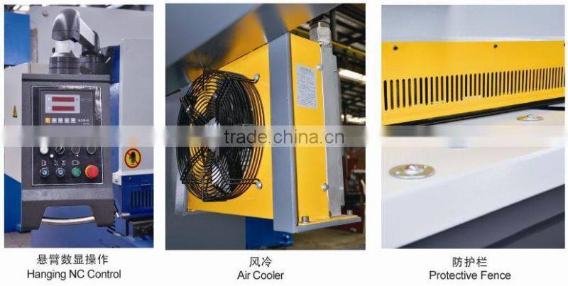 QC11Y Hydraulic Gullotine Shear model from 4x2000 to 25x3200mm