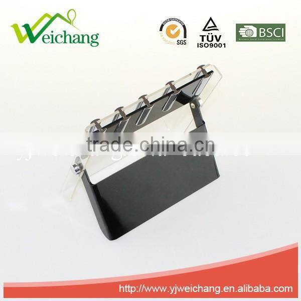 WC-F02 knife holder cutting head fashion design bclear acrylic knife display holder