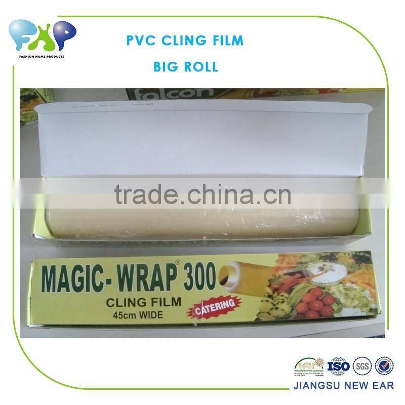 Food Grade Stretch Film 8-15 Micron PVC/PE Cling Film fresh keeping film
