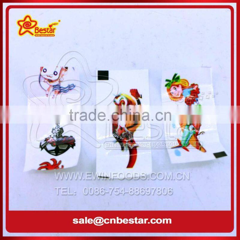 Fruity Square Candy with Tatoo