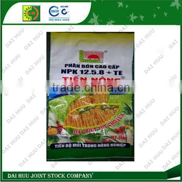Using for containing Fertilizer PP woven packaging bag