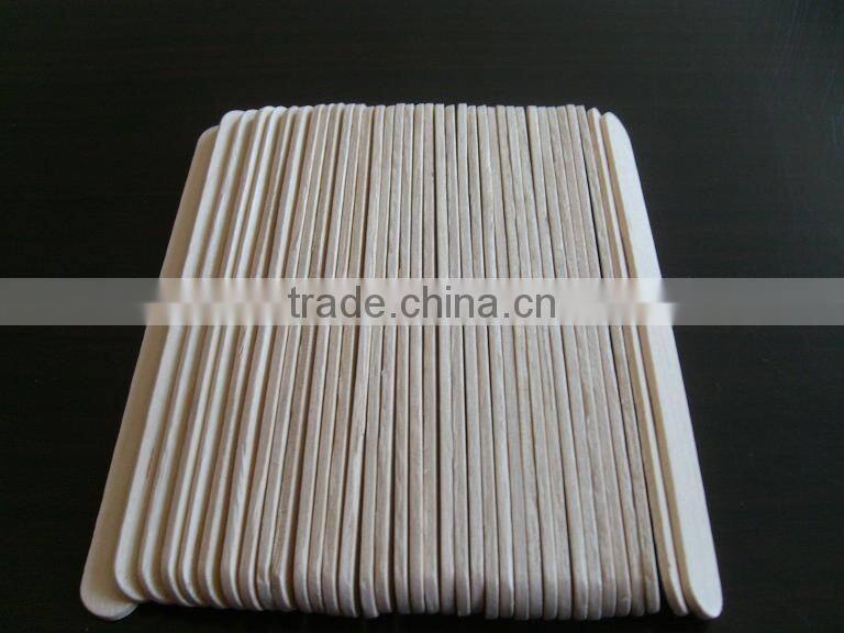 Bamboo ice cream sticks used flat bamboo stick
