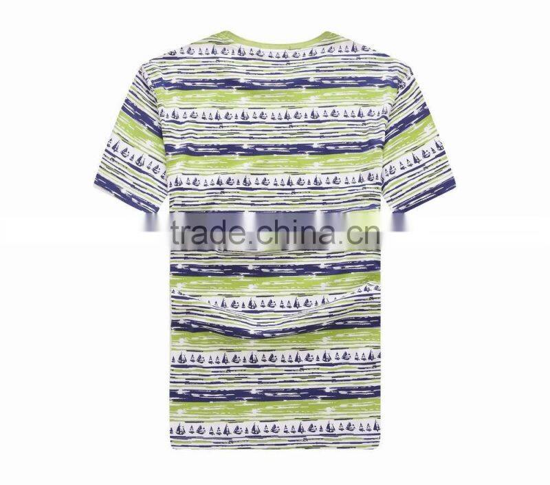 Printing round-neck men t shirt