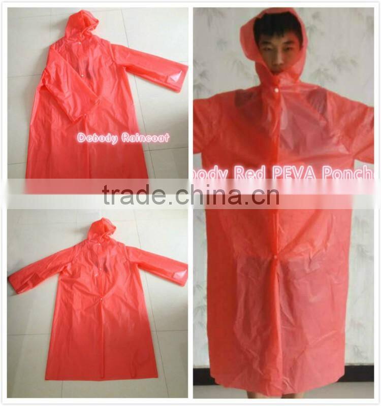 Children Lightweight Small Cat PEVA Rain Poncho