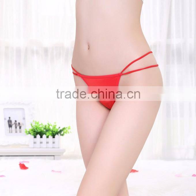 Sexy bra and panty new design thong with elastic g-string