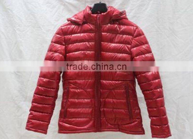 Hot sale winter coat women padded jacket zip up