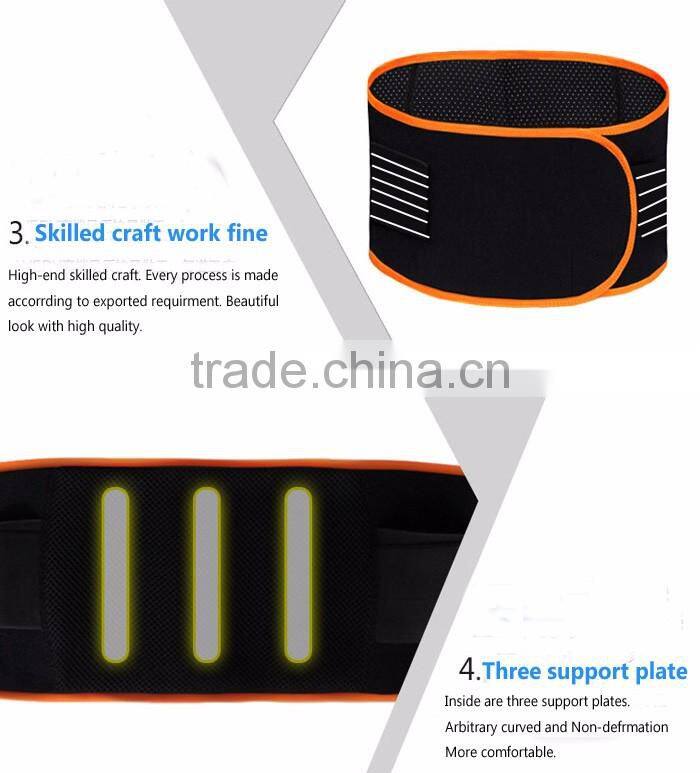 New fashion heating pads removable tourmaline lumbar back brace