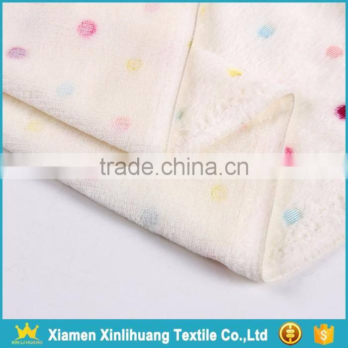 Custom 100% Polyester Printing Flannel Fabric for Bedding Set