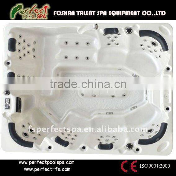 Cleopatra sex outdoor spa pool equipment with LED light luxurious outdoor spa