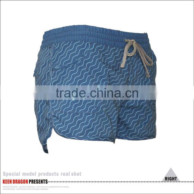 2017 New Arrival Custom Sublimation Ladies Surf Boardshorts