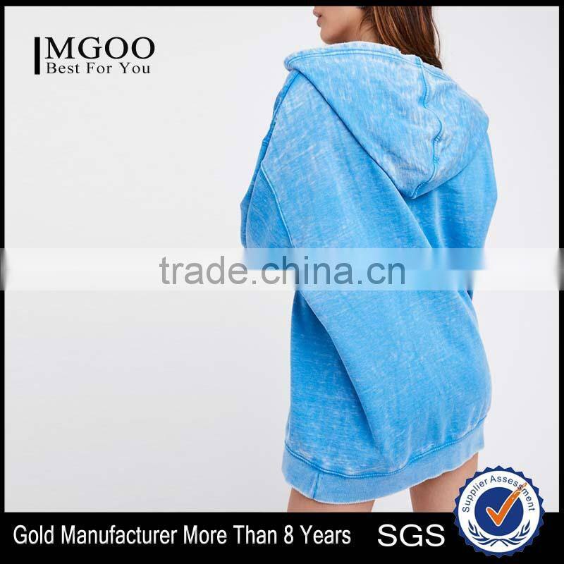 Custom Made Pullover V-neckline Sporty front pocket oversized hoodies for women