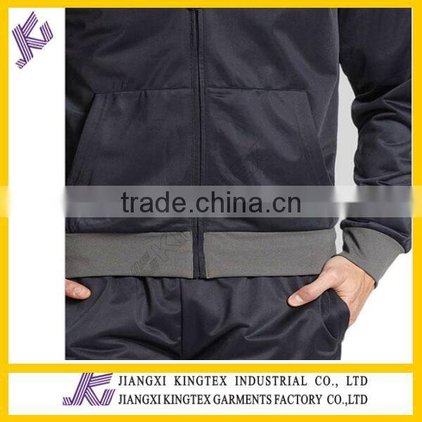 Color block Track Jacket and pants,Simple color blocking track jacket and pants,2014 stripe style jacket sets