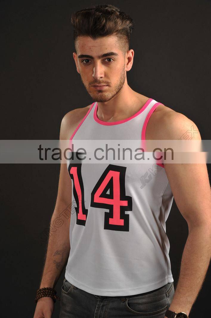 apparel muscle fitness tank tops screen printed