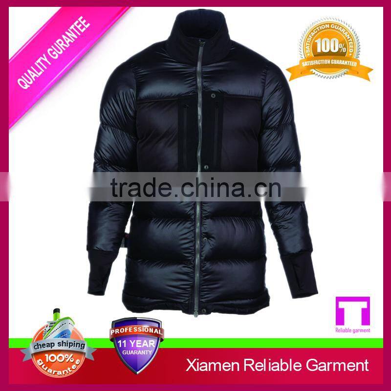 Black colour the north men winter duck down jacket