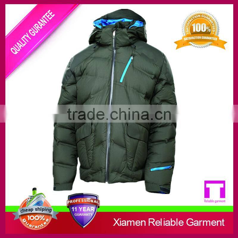 Span children's winter down jacket with hood