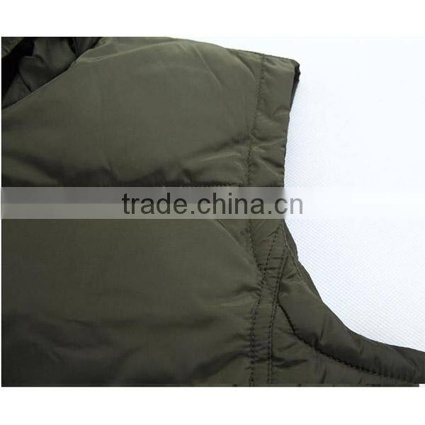 2015 New Arrival Customized Outdoor Casual Men Unisex Winter Vest,Winter Coat