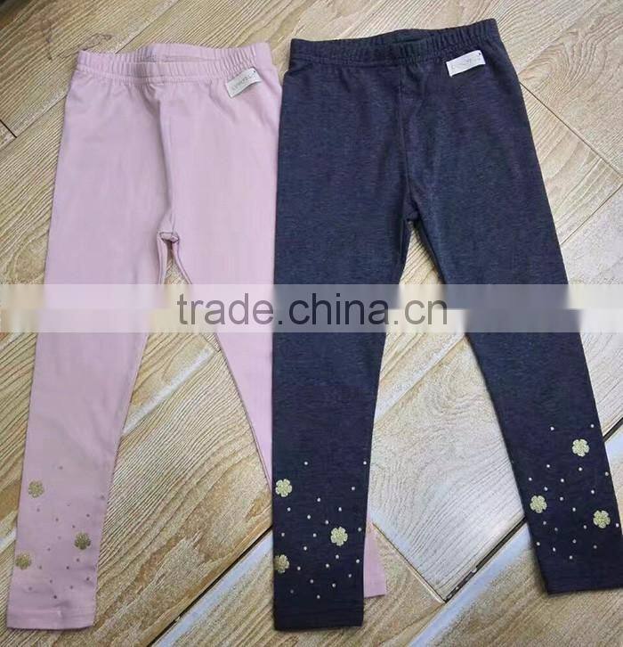 2017 Spring Korean Style Light Fabric Girls Leggings Candy Color