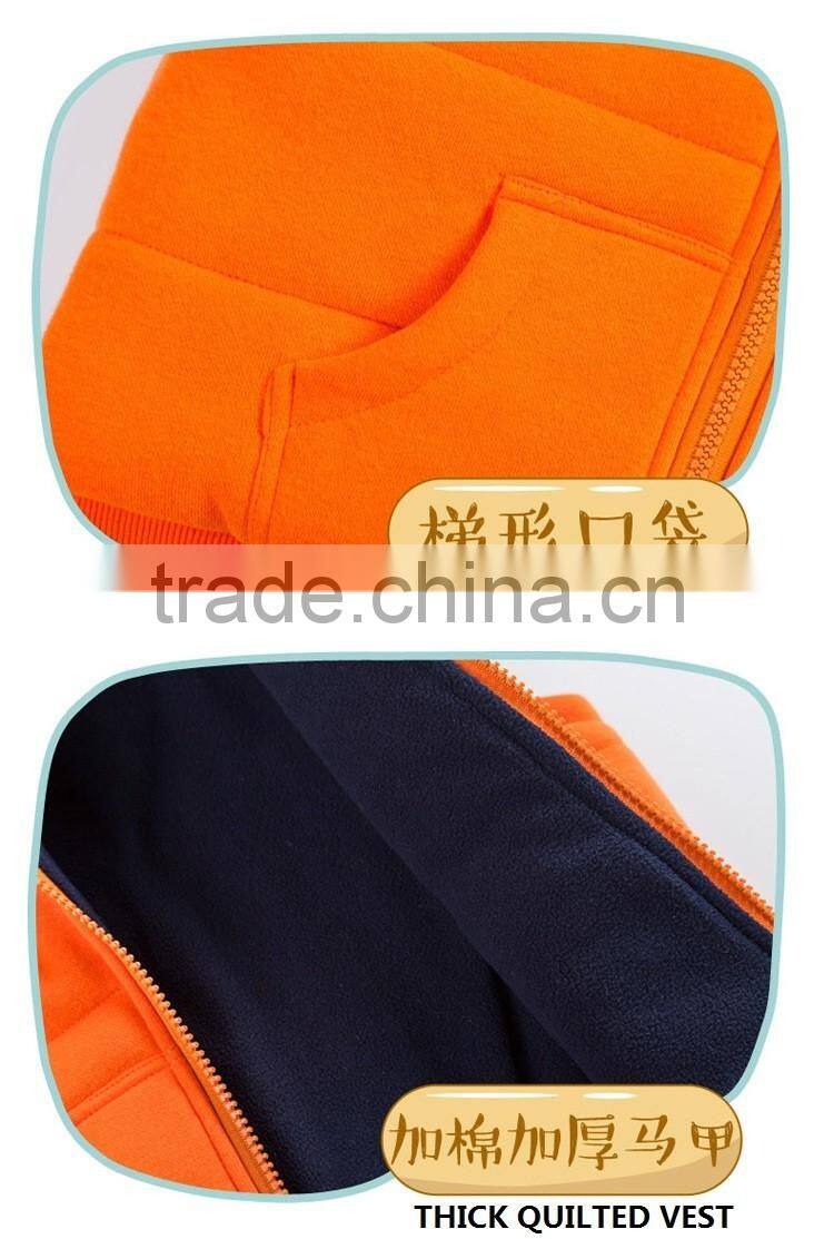custom modern fashion boys kids wear/3pcs sets winter warm thick children garments