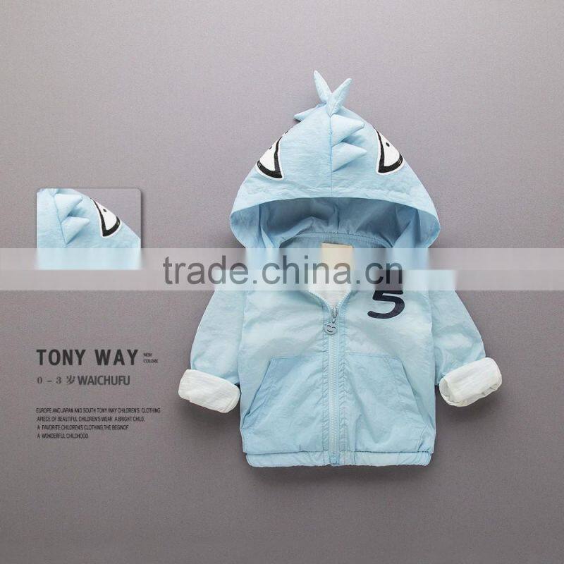 S16349A trendy boys hooded jackets kids outdoor coats boys coats