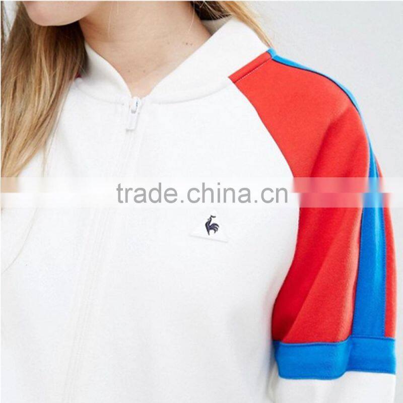 2017 sports casual baseball collar women clothes / Long Korean women youth 100% cotton thin coat