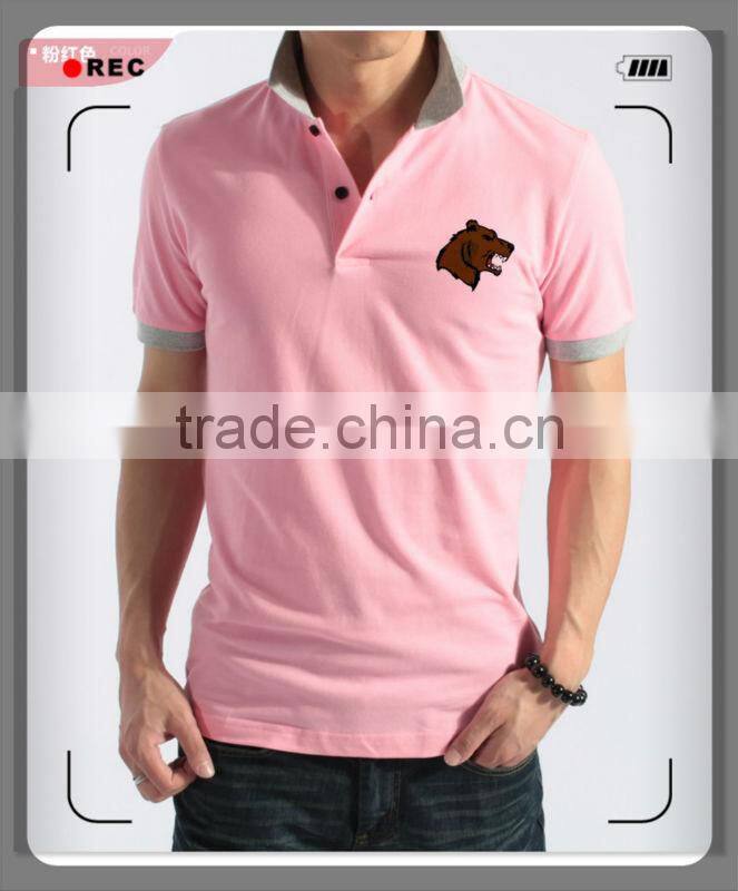 Mens pique cotton DRI short sleeve emboridery polo Tshirts 201322
