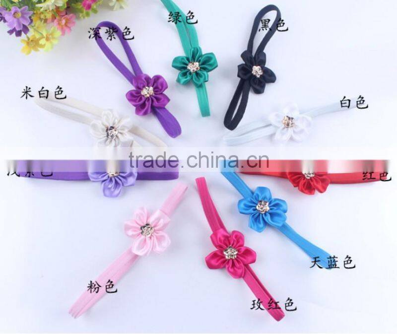 New Style Beautiful Chiffon Headband hairband Baby Girls flowers headbands With Elastic Kids' hair accessories Baby Headwear