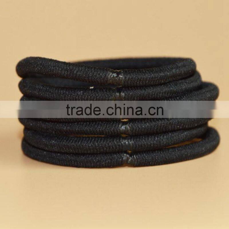Black Ponytail Ring Elastic Hair Bands
