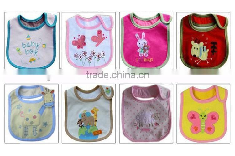Multi pattern High Eco-friendly easy washable cotton baby burp