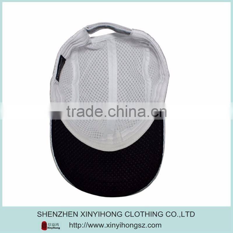 Fashion 100% Polyester Golf Caps with hook and loop