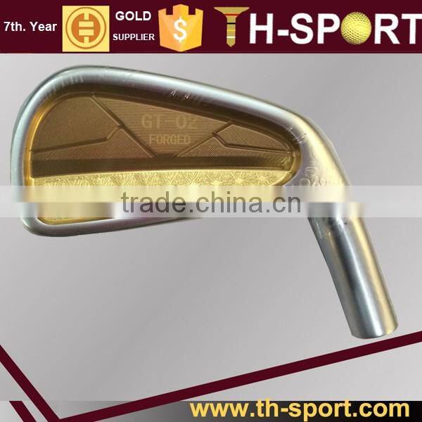 Golf irons golden plating with graphite shaft