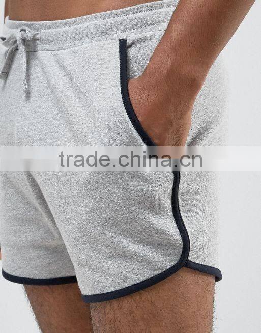Men's Runner Shorts In Super Short Length 2 Pack Grey