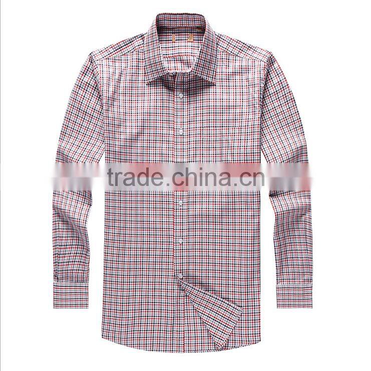 China direct factory customise 100% cotton check pattern latest formal shirt designs for men