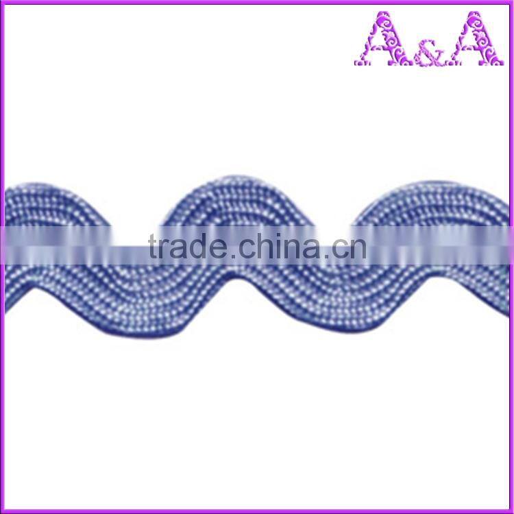Low price 100% polyester ribbon/Zig Zag ribbon