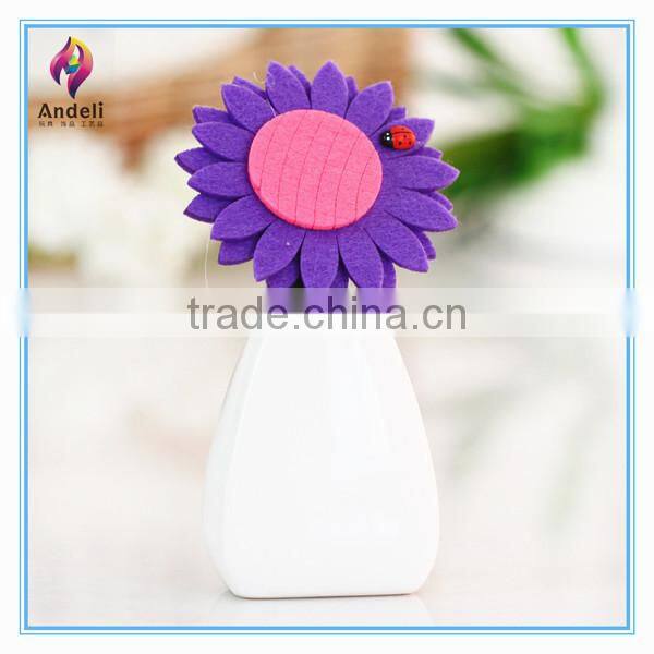 2014 wholesale felt flower toilet fragrance diffuser