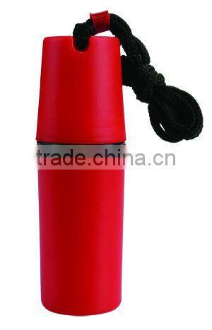 Rond waterproof box with lanyard/Money containter