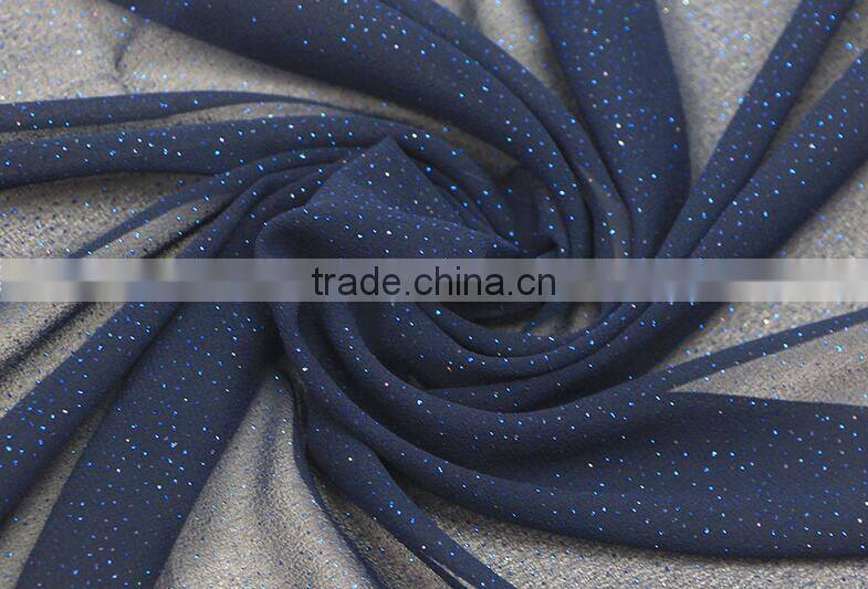 hot sale muslim chiffon hijab scarf with glitters and rhinestone women fashion headscarves