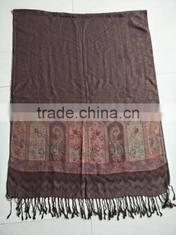 New Design Winter Women's Pashmina Stole Scarves long Printed Shawls