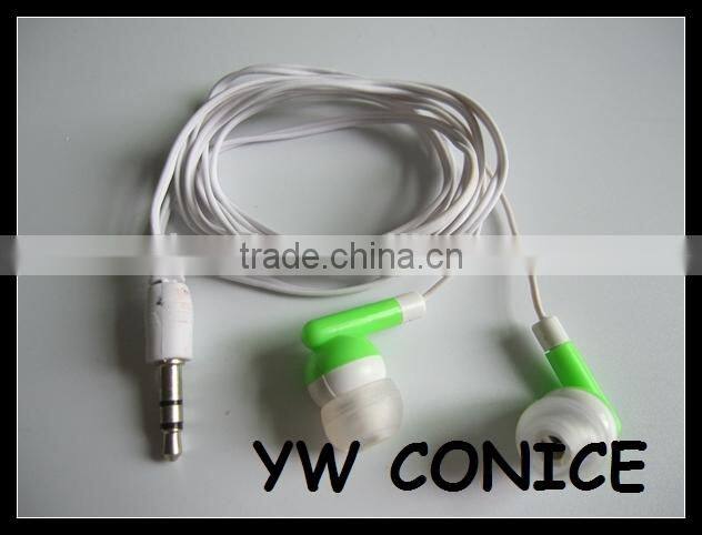 2014 High Sound Quality Stereo Disposable Earphones