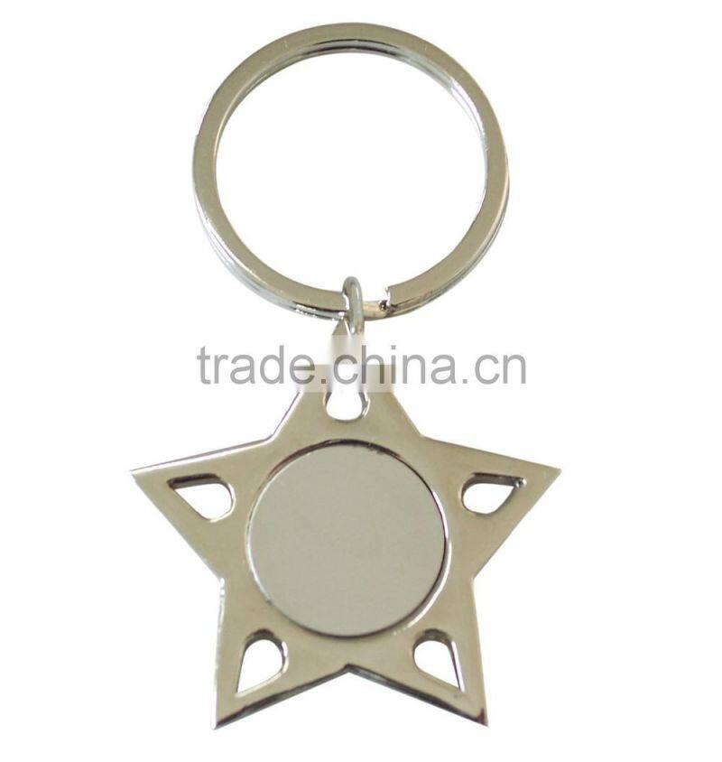 2016 Promotion Custom Metal Keychain with laser engraving logo