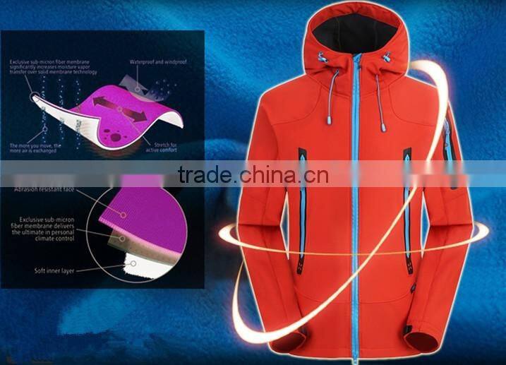2017 Tactical Waterproof Softshell Men Jackets with fleece lining